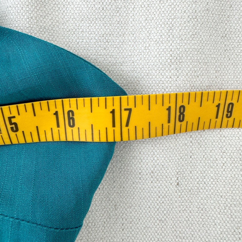 Cupshe Teal Green Aqua Twist Front Tie Back Cutout Maxi Dress Summer Beach Small - Picture 7 of 11